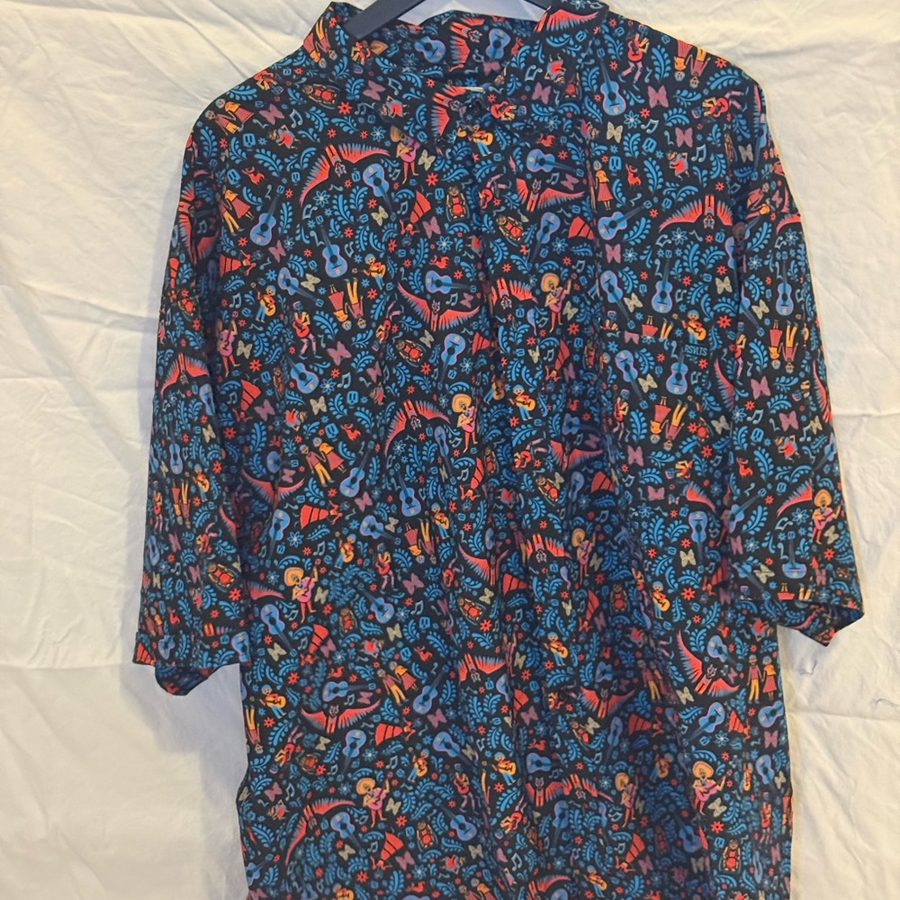 RSVLTS Colorful Patterned Casual Button Down Shirt